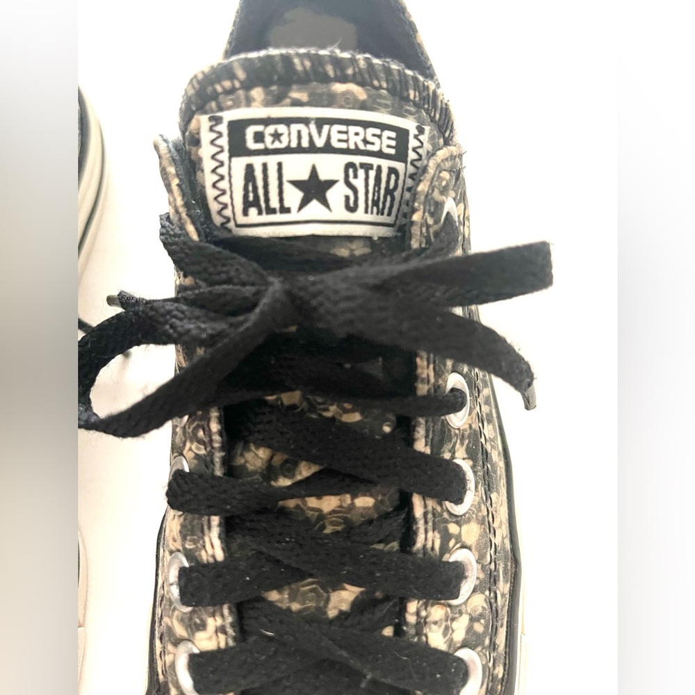 Converse Black/Tan Patterned Sneakers - image 2